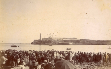 Castillo de Los Tres Reyes de El Morro en 1902