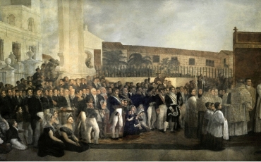 La Inauguración del Templete (1828), por Jean Baptiste Vermay