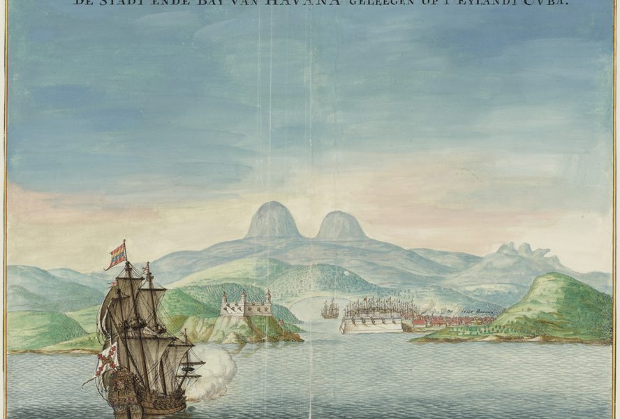 La ciudad y la bahía de La Habana situada en la Isla de Cuba, ca. 1650-1670