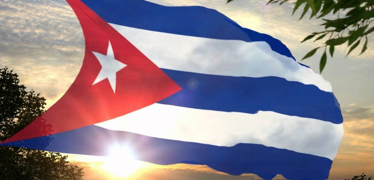 Bandera cubana creada por el patriota cubano Miguel Teurbe Tolón