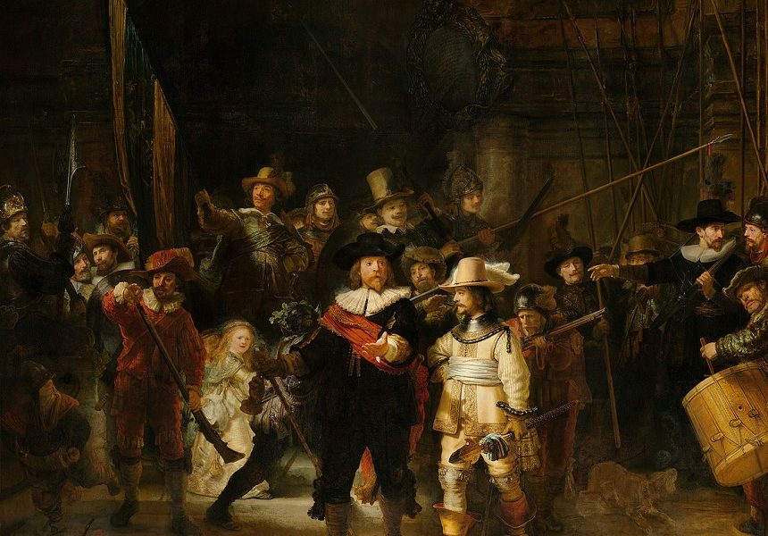 Rembrandt para todos en las verjas del Castillo d la Real Fuerza