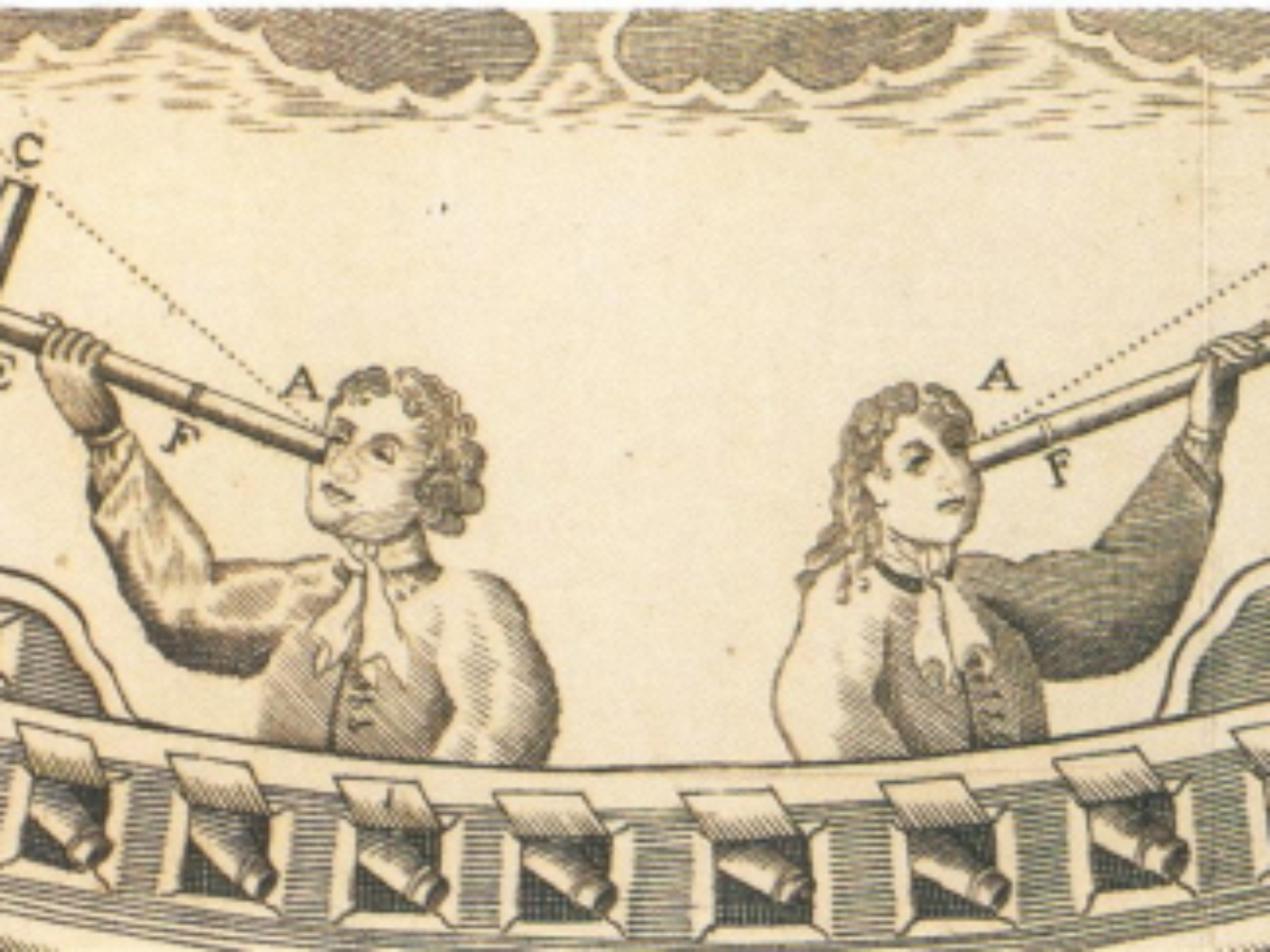 Uso de la ballestilla, 1585